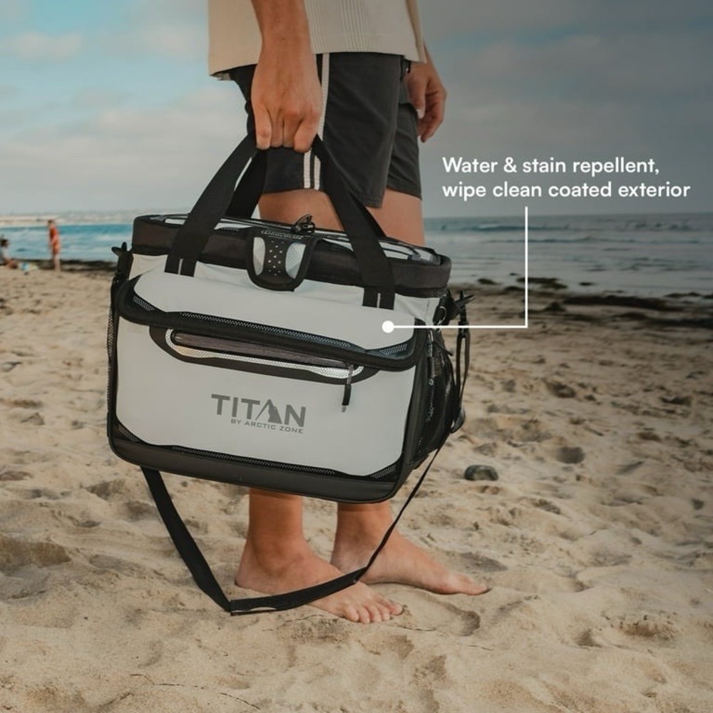 Titan by Arctic Zone 38 Can 25 Quart Soft Cooler With Ice Blanket"4.7 Stars"